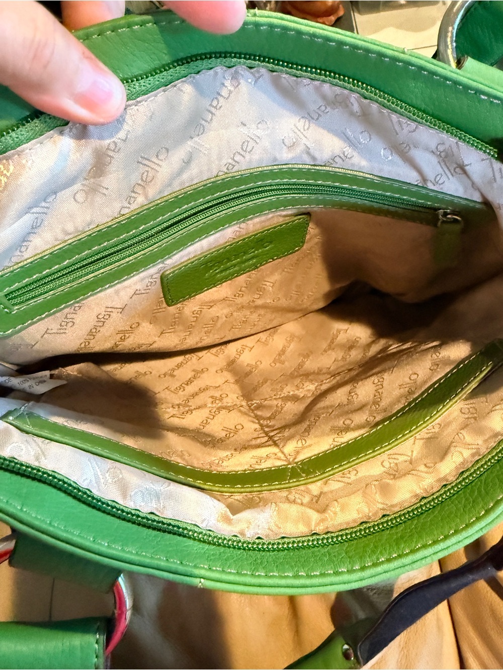 Tignanello "Perfect 10" French Tote Handbag - Picture 5 of 6